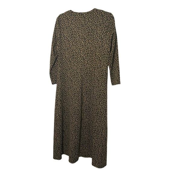 Tuckernuck Harper Leopard Midi Dress Size Large - Picture 4 of 7